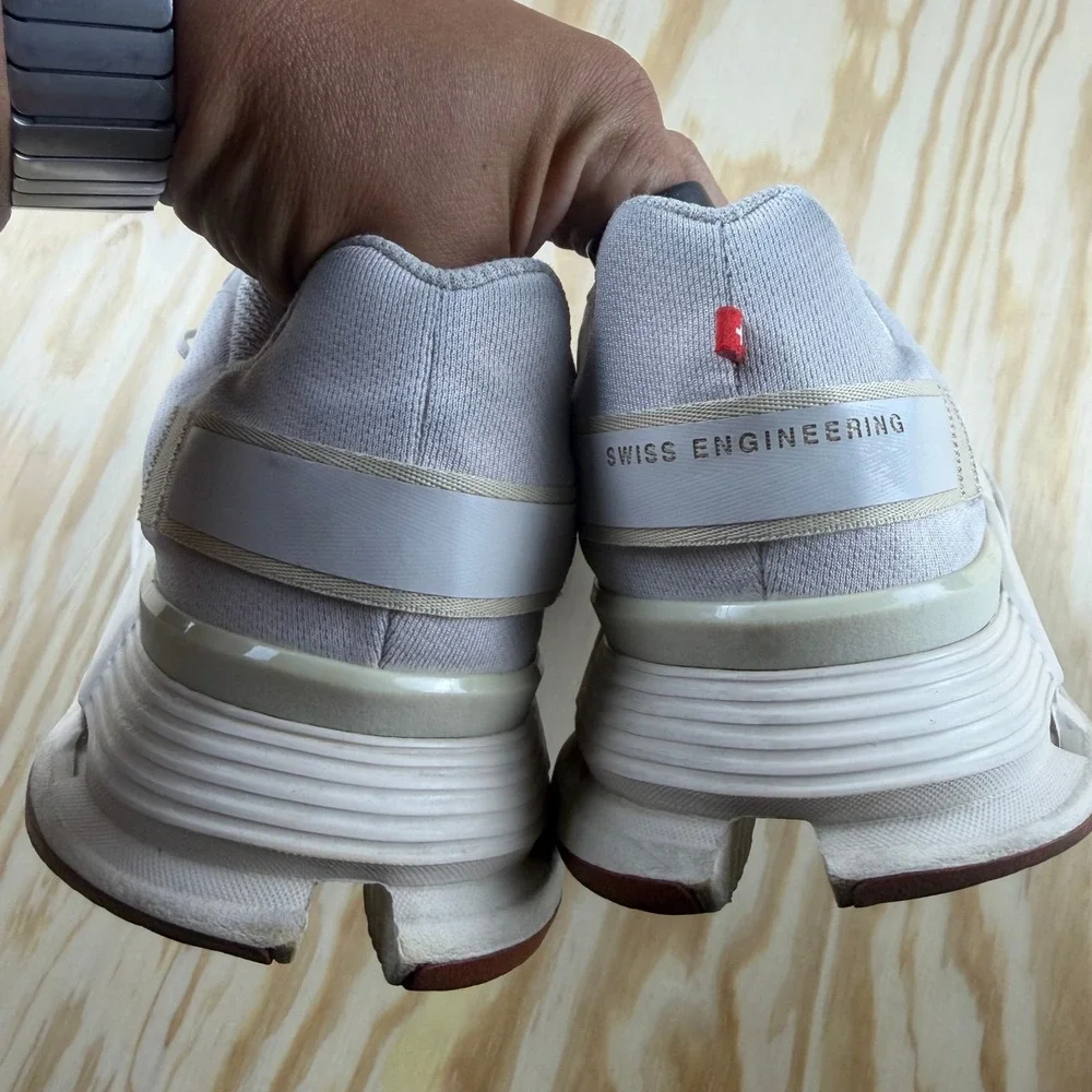 On Running Cloudnova Form Mens Sneakers Undyed-White Heather 26.98481 Size 9